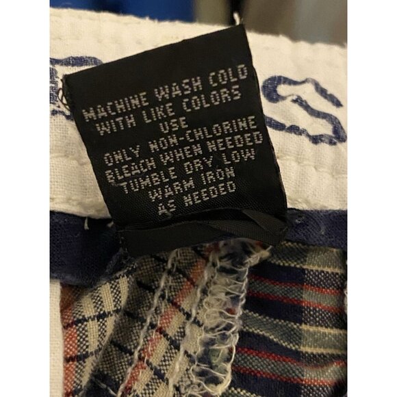 Madison Patchwork Multicolor Shorts Men's Size 36 Flat Front Summer Beach Fun - Picture 6 of 12